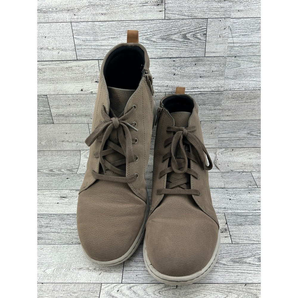 Clarks Cloudsteppers Sillian 2.0 Hi Women Sz 8.5M Taupe Ankle Boots 261387324060